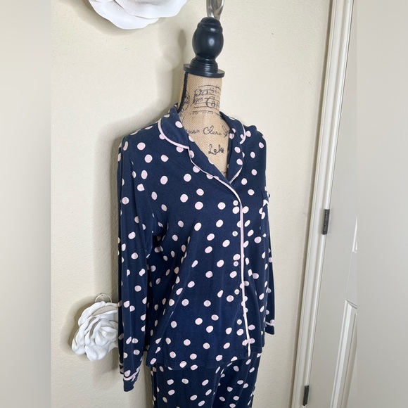 NTM: Kate Spade Dream a Little Dream Polka Dots Pajama Set Size XL - Picture 7 of 16